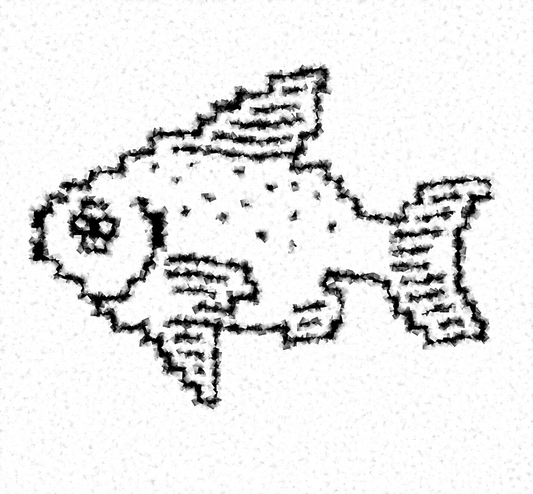 Square Mosaic Crochet Pattern for Nature Lovers - Fish