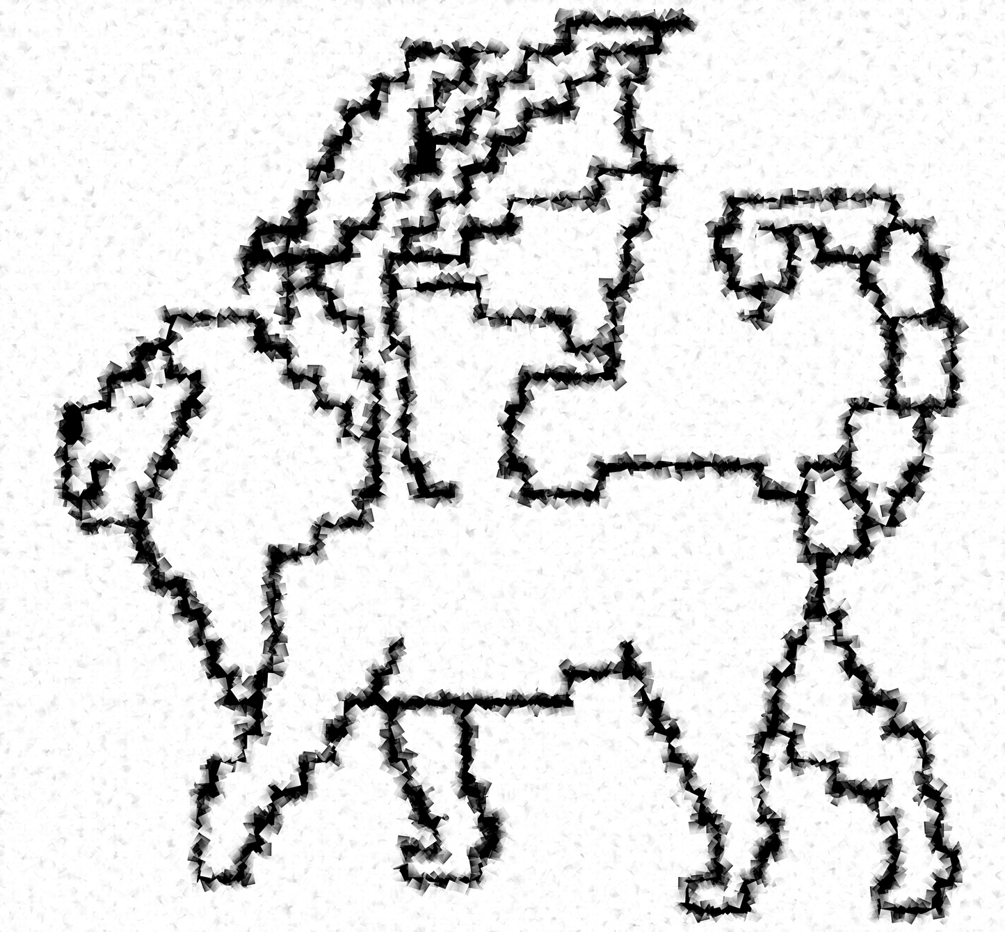 Square Mosaic Crochet Pattern for Fantasy Lovers - Manticore