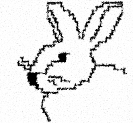 Square Mosaic Crochet Pattern for Nature Lovers - Rabbit